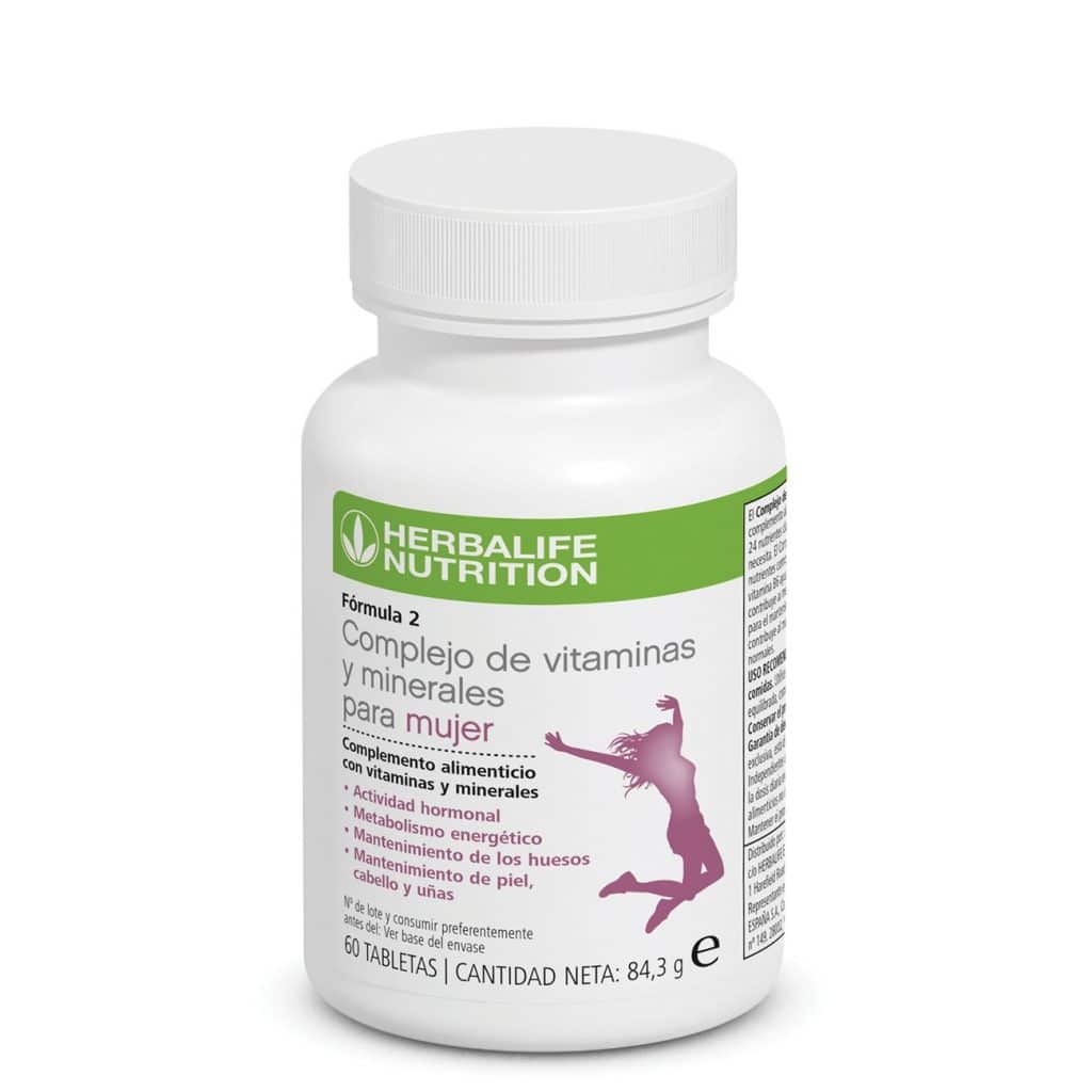 Fórmula 2 Complejo de Vitaminas y Minerales para Mujer Herbalife